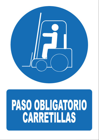 PASO OBLIGATORIO CARRETILLAS OB059