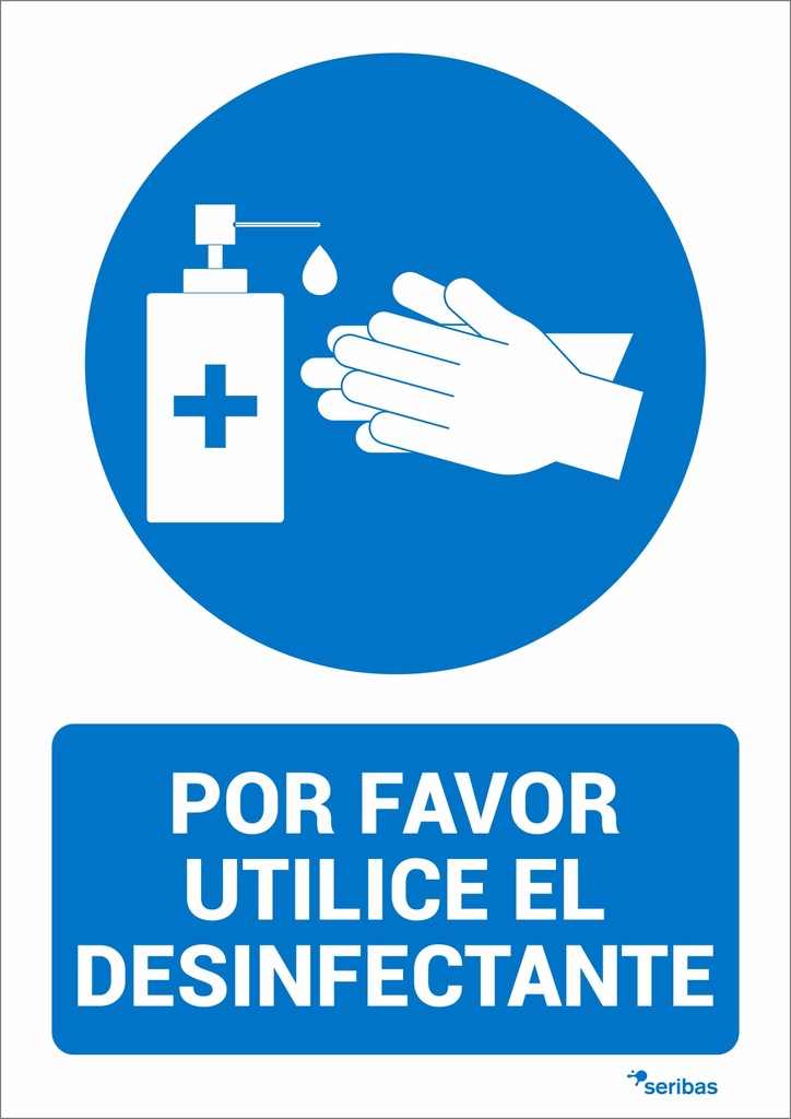 UTILICE EL DESINFECTANTE OB063
