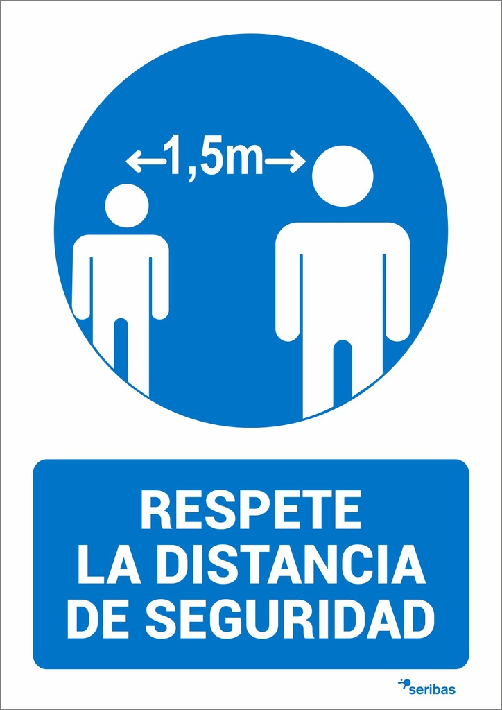 RESPETE LA DISTANCIA DE SEGURIDAD OB065