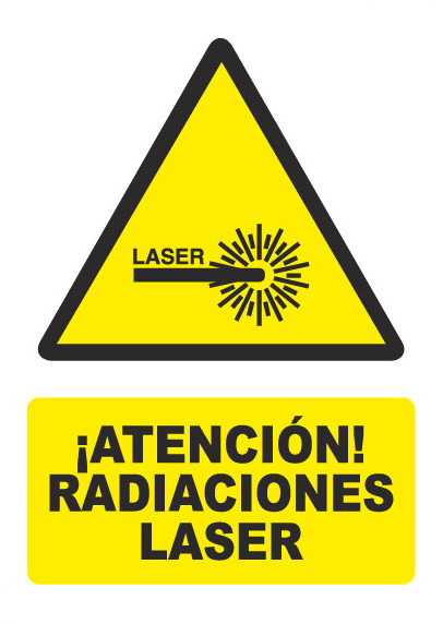 ATENCION RADIACIONES LASER  PG006