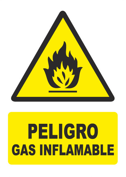 PELIGRO GAS INFAMABLE PG011