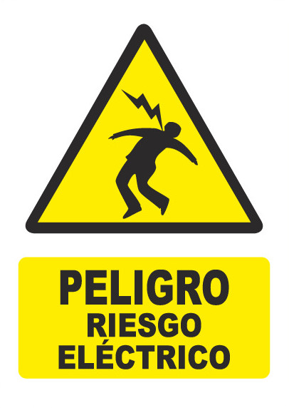 PELIGRO RIESGO ELÉCTRICO PG014