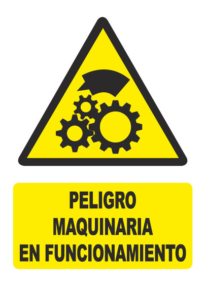 PELIGRO MAQUINARIA EN FUNCIONAMIENTO PG019