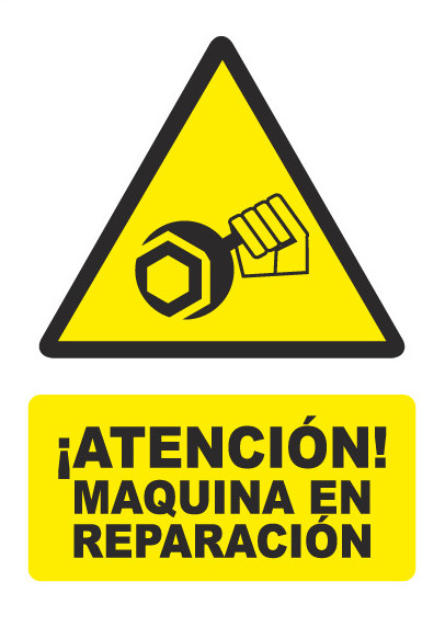 ATENCION MAQUINA EN REPARACIÓN PG028