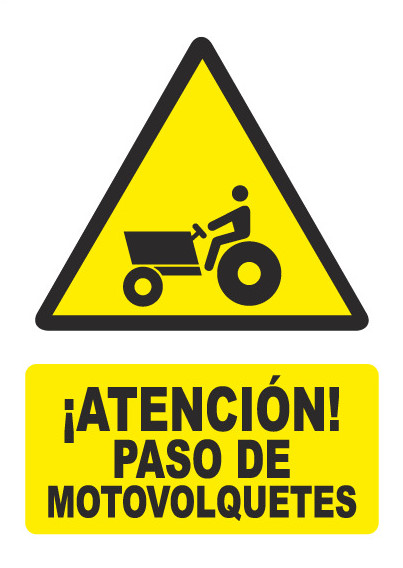 ATENCIÓN PASO MOTOVOLQUETES PG034