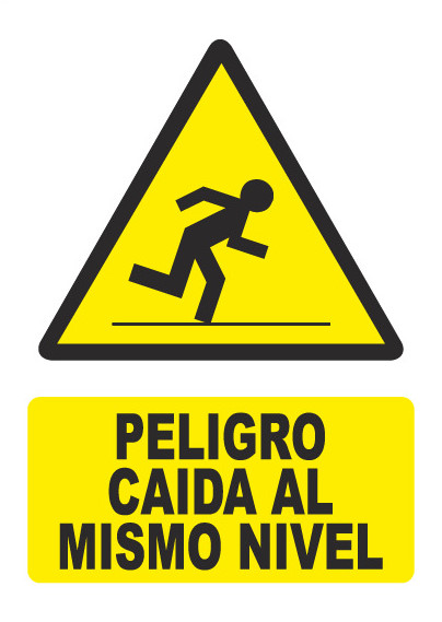 PELIGRO CAIDA AL MISMO NIVEL PG039