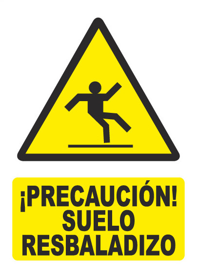 PRECAUCION SUELO RESBALADIZO PG042