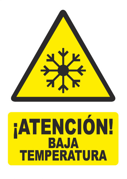 ATENCIÓN BAJA TEMPERATURA PG056