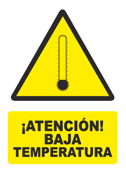 ATENCIÓN BAJA TEMPERATURA PG057