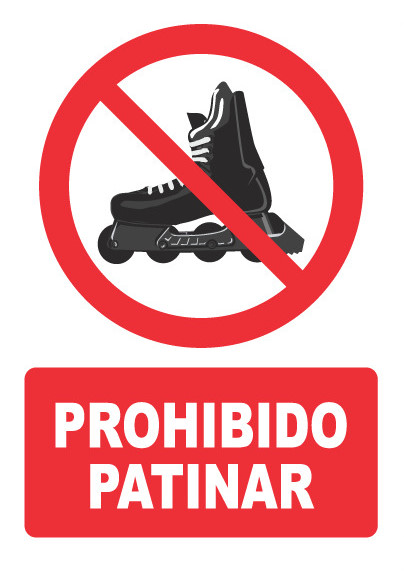 PROHIBIDO PATINAR PH049