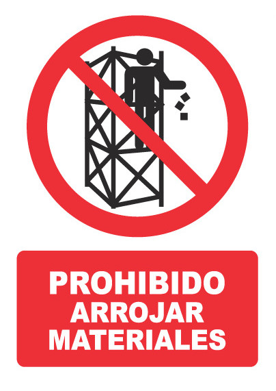 PROHIBIDO ARROJAR MATERIALES PH053