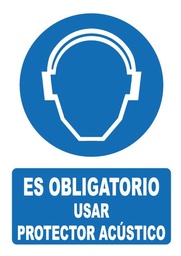 [OB004] ES OBLIGATORIO USAR PROTECTOR ACUSTICO OB004