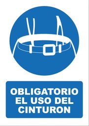 [OB011] OBLIGATORIO EL USO DEL CINTURON OB011