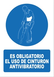 [OB012] ES OBLIGATORIO EL USO DE CINTURON ANTIVIBRATORIO OB012