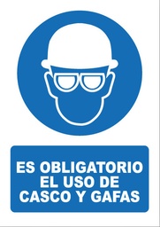 [OB015] ES OBLIGATORIO EL USO DE CASCO Y GAFAS OB015