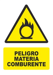 [PG010] PELIGRO MATERIAL COMBURENTE  PG010