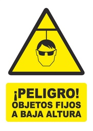 [PG013] PELIGRO OBJETOS FIJOS BAJA ALTURA PG013