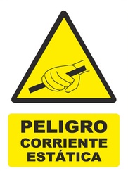 [PG016] PELIGRO CORRIENTE ESTATICA PG016